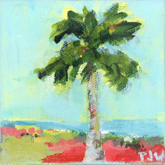 A Palm Tree Christmas | Fine Art Ornament