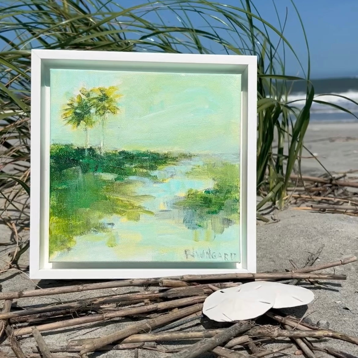 Daydreaming | Abstract Coastal Painting