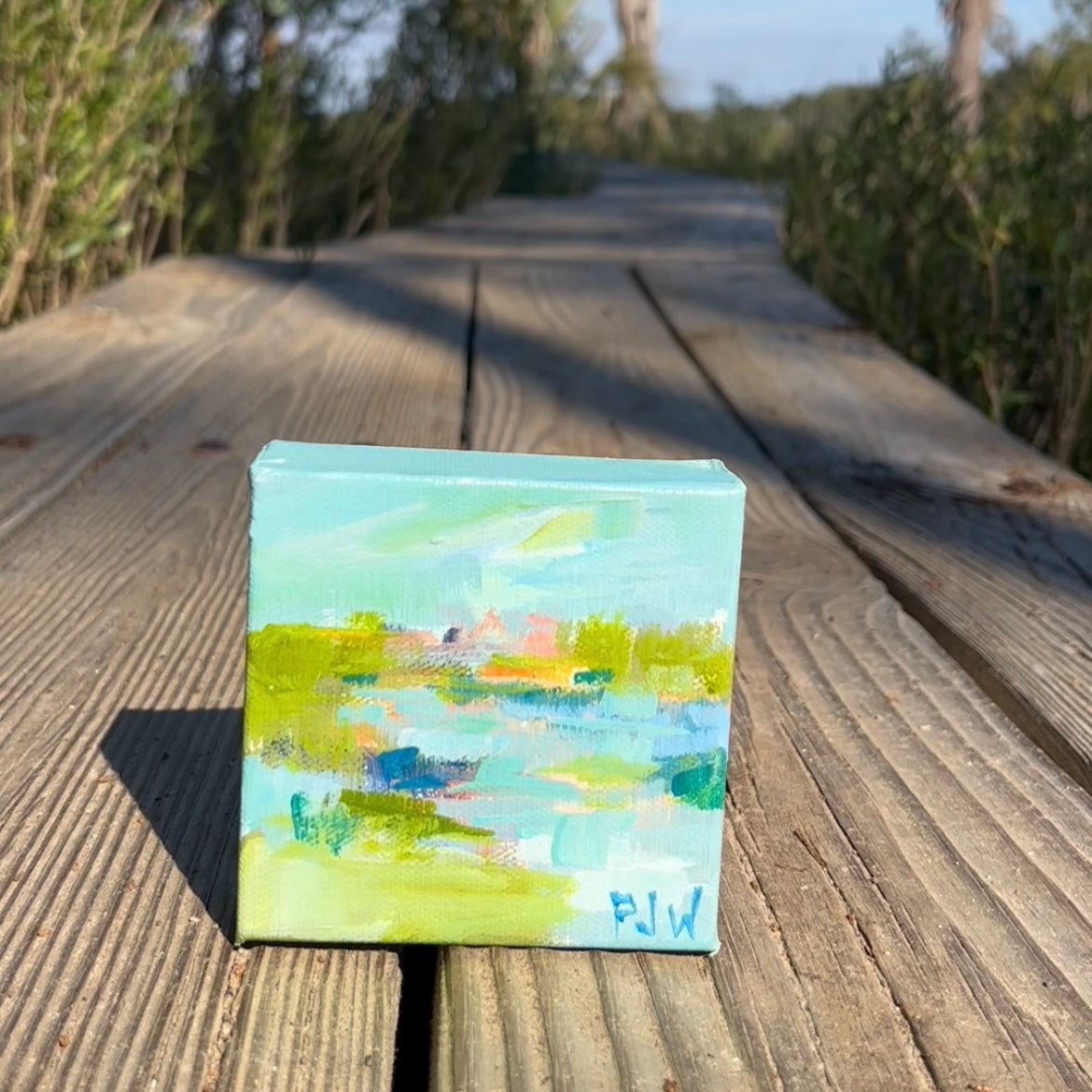 De-Stress | Abstract Coastal Painting