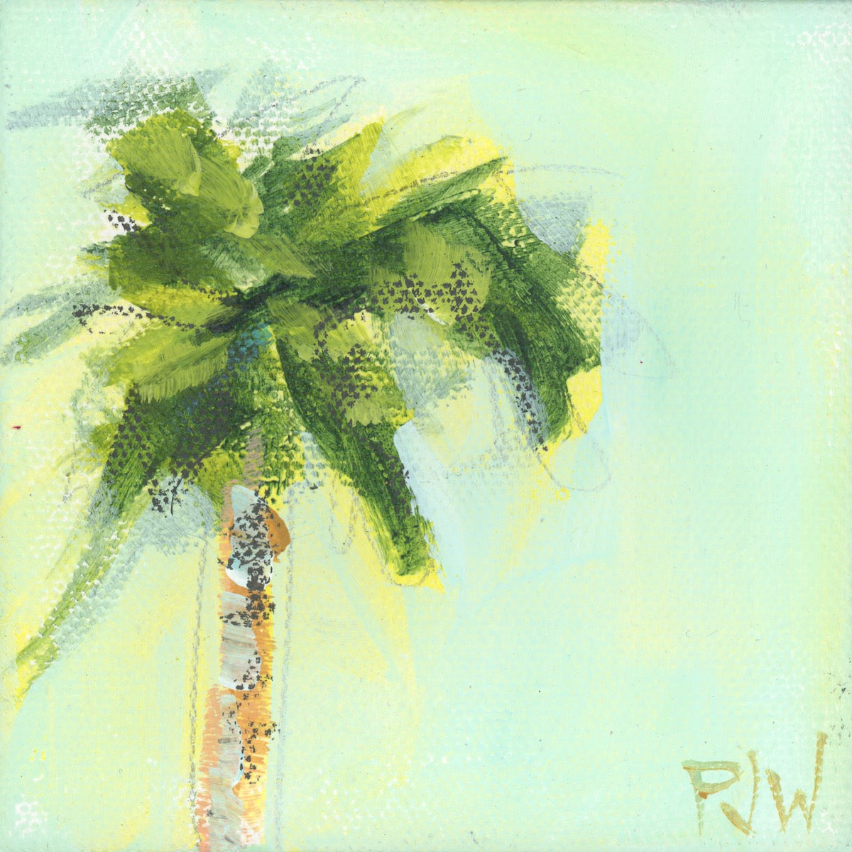 Golden Hour | Abstract Coastal Painting