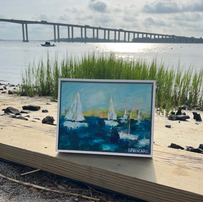 Higher Power | Abstract Coastal Painting