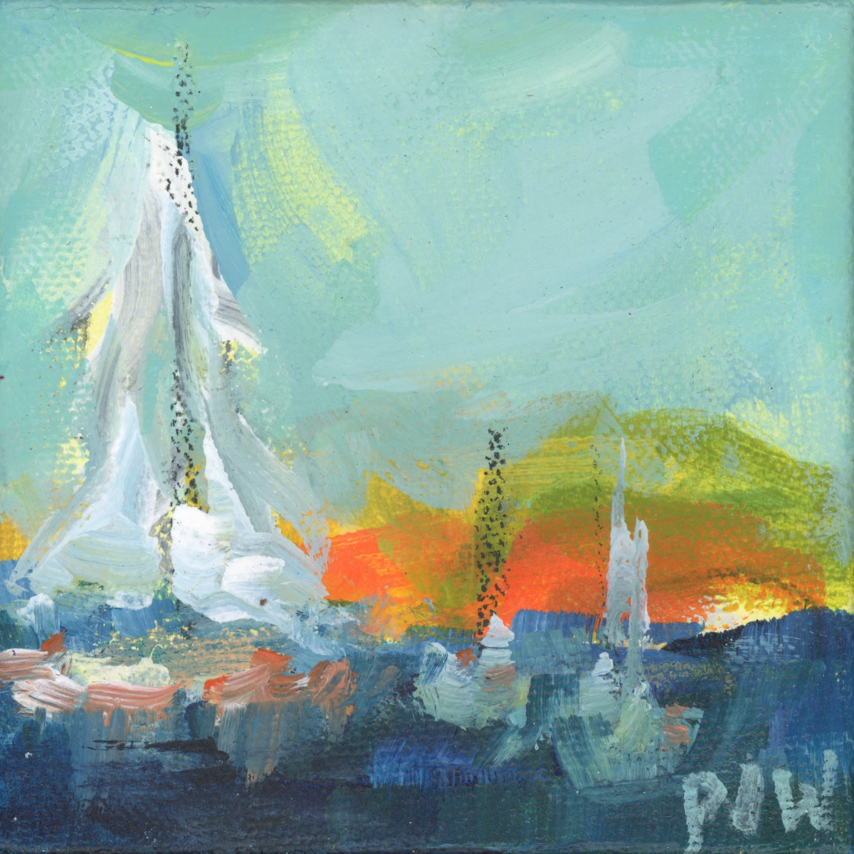 I'm Yours | Abstract Coastal Painting