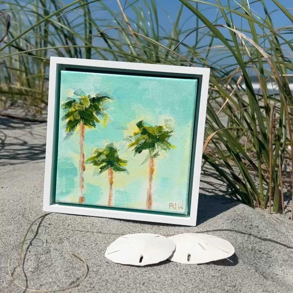I'm with You | Abstract Coastal Painting
