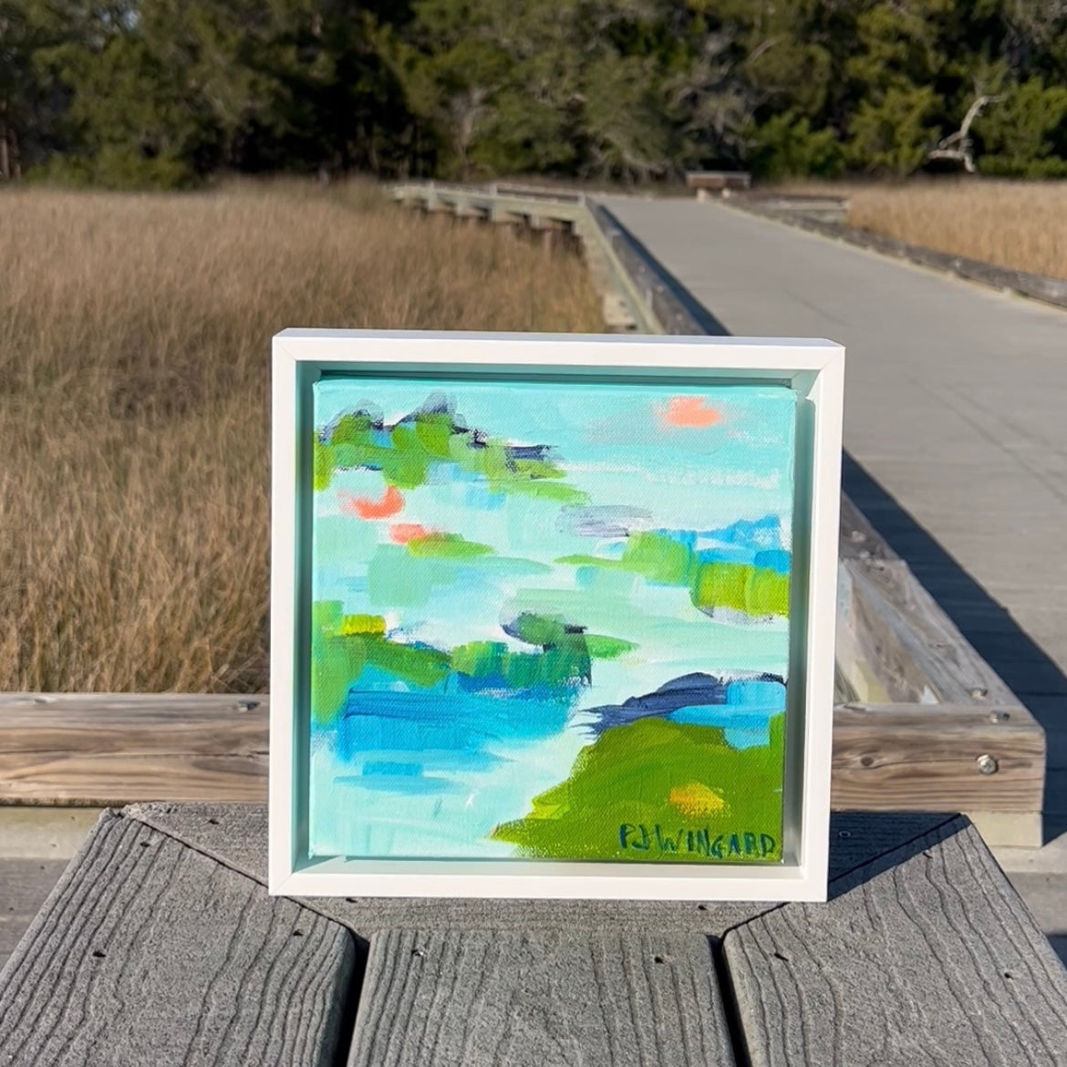 Mellow Mood | Abstract Coastal Painting