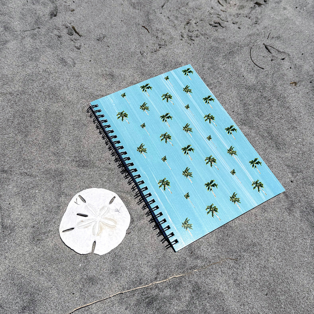 Spiral notebook with ruled pages, 6x8 size, and coastal cover—perfect for journaling, planning, or beachy daydreams.