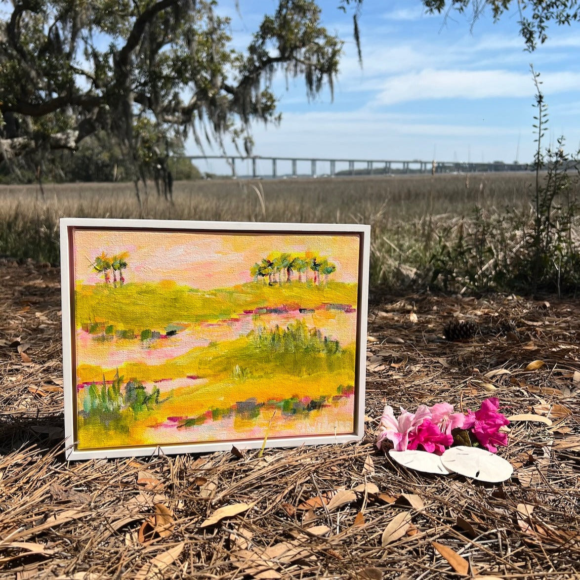 Spring Affair | Abstract Coastal Painting