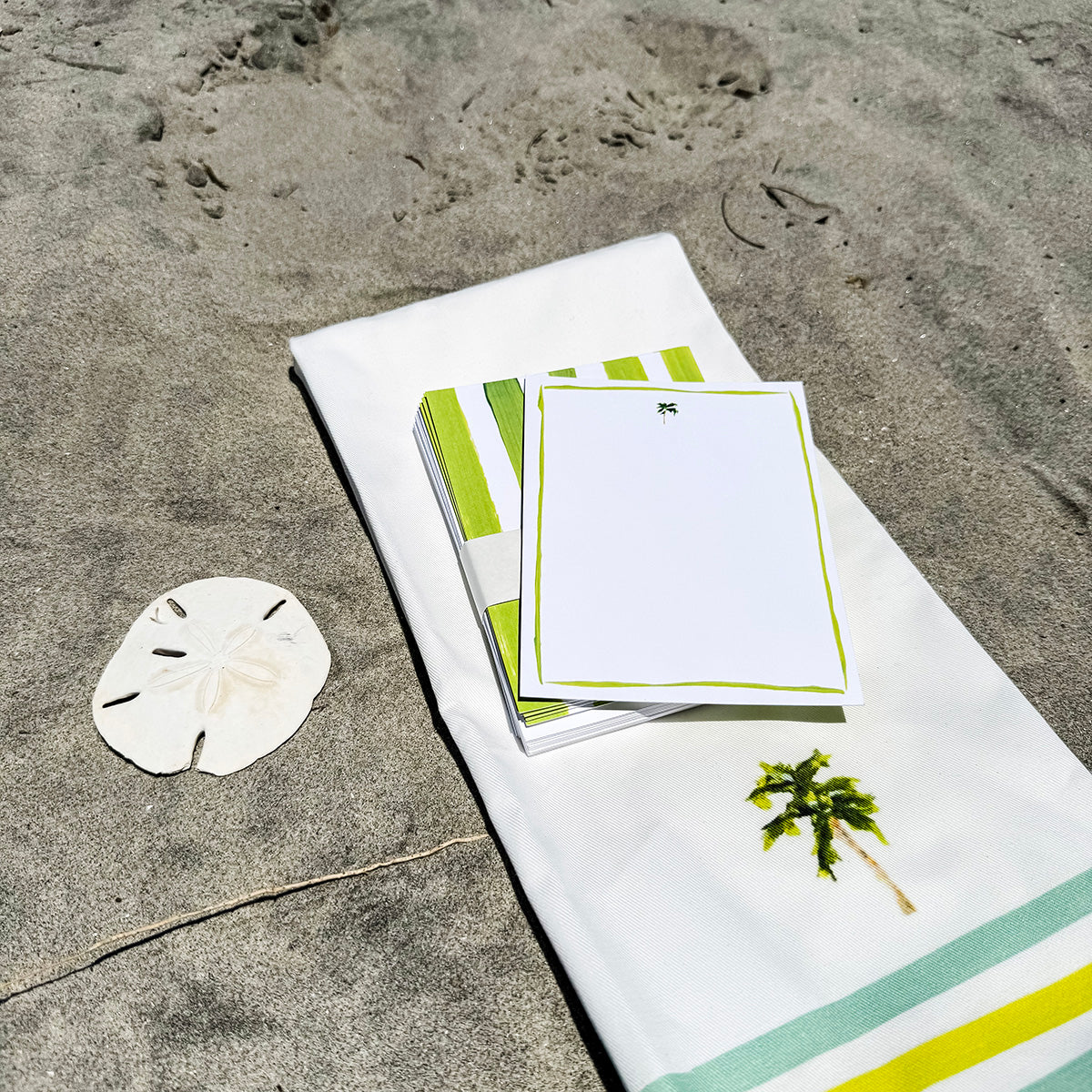 Coastal painted notecard sets with envelopes included.