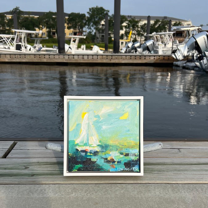 The Power of Love | Abstract Coastal Painting