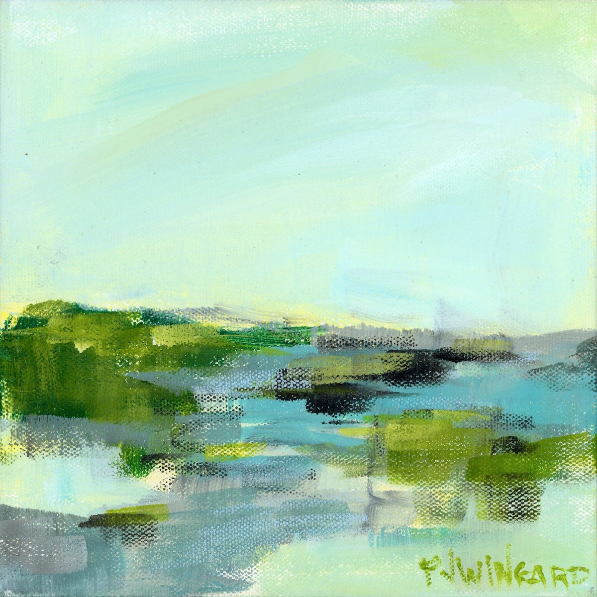 Wasted Time | Abstract Coastal Painting