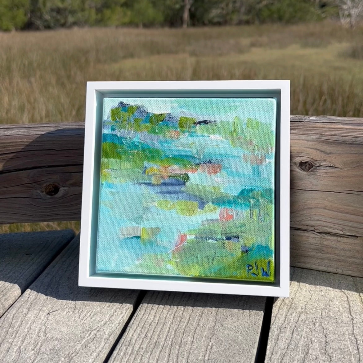 Why Worry? | Abstract Coastal Painting