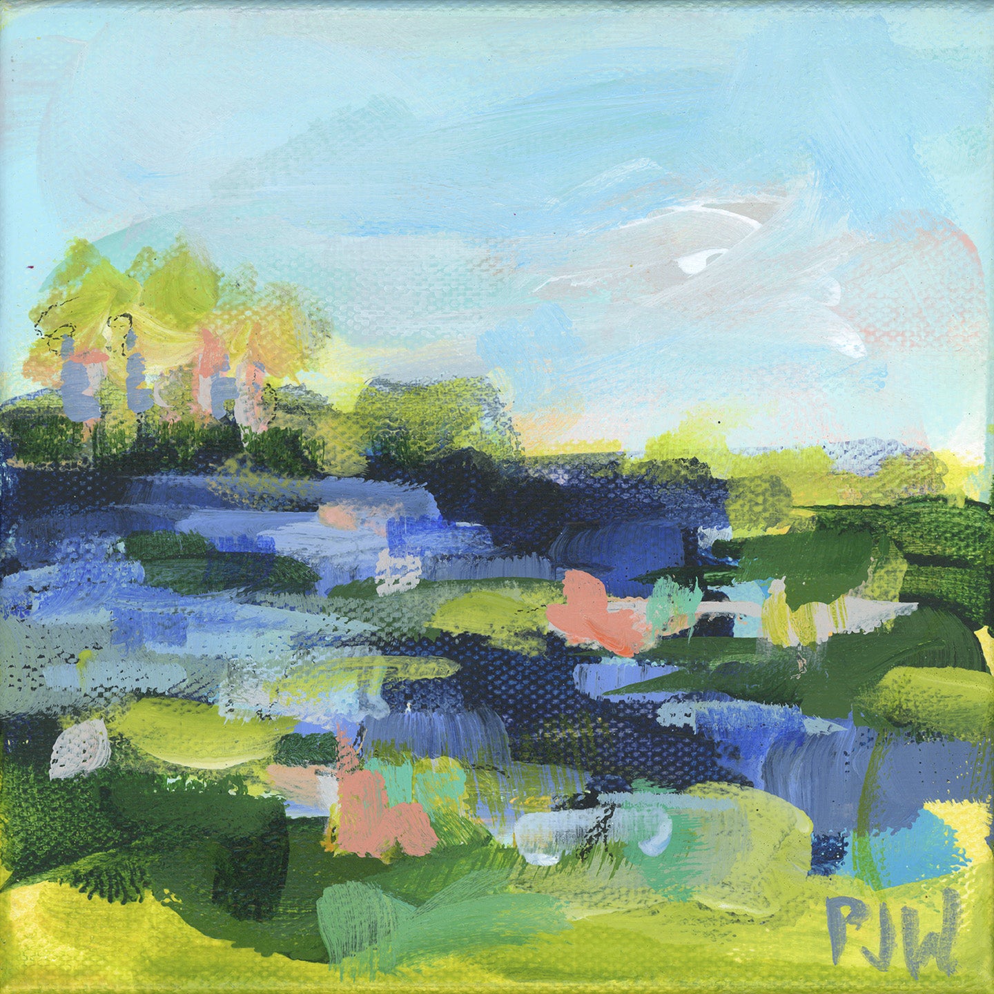 Coming Home | Abstract Coastal Painting