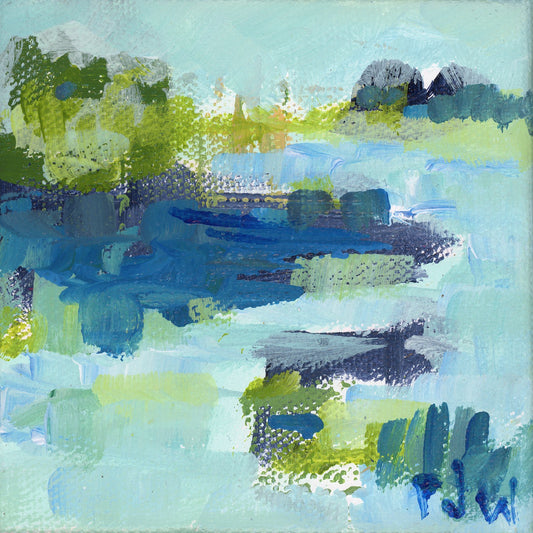 Relax | Abstract Coastal Painting