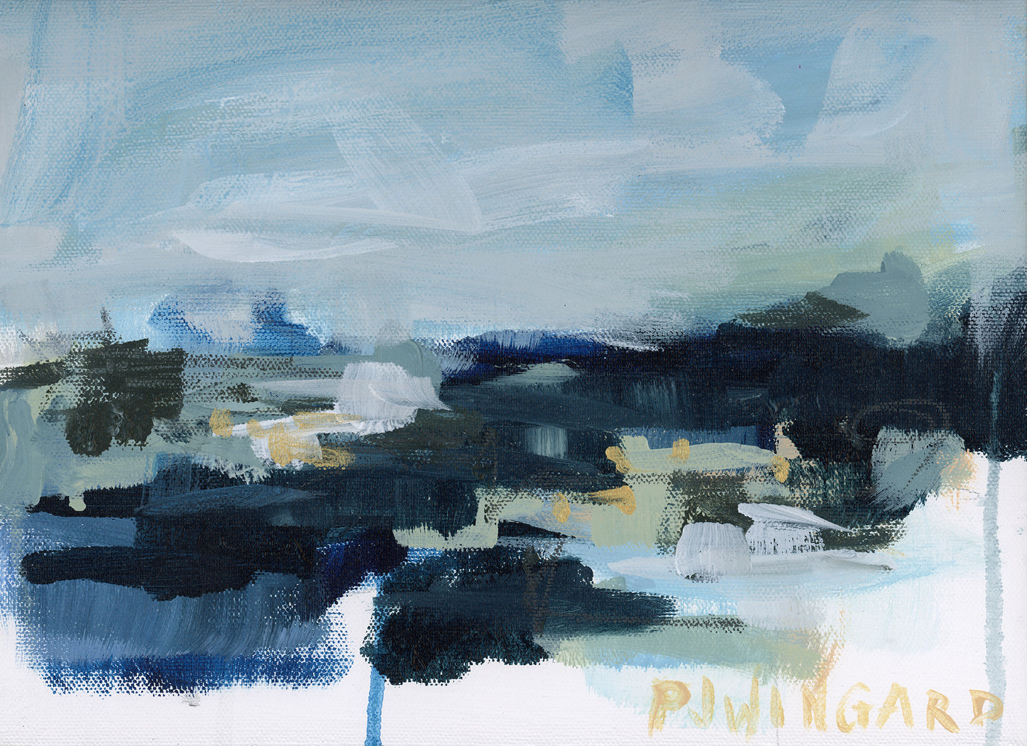 Sacred Waters | Abstract Coastal Painting