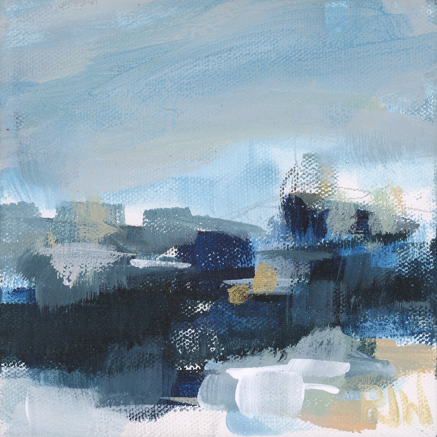 Sound | Abstract Coastal Painting