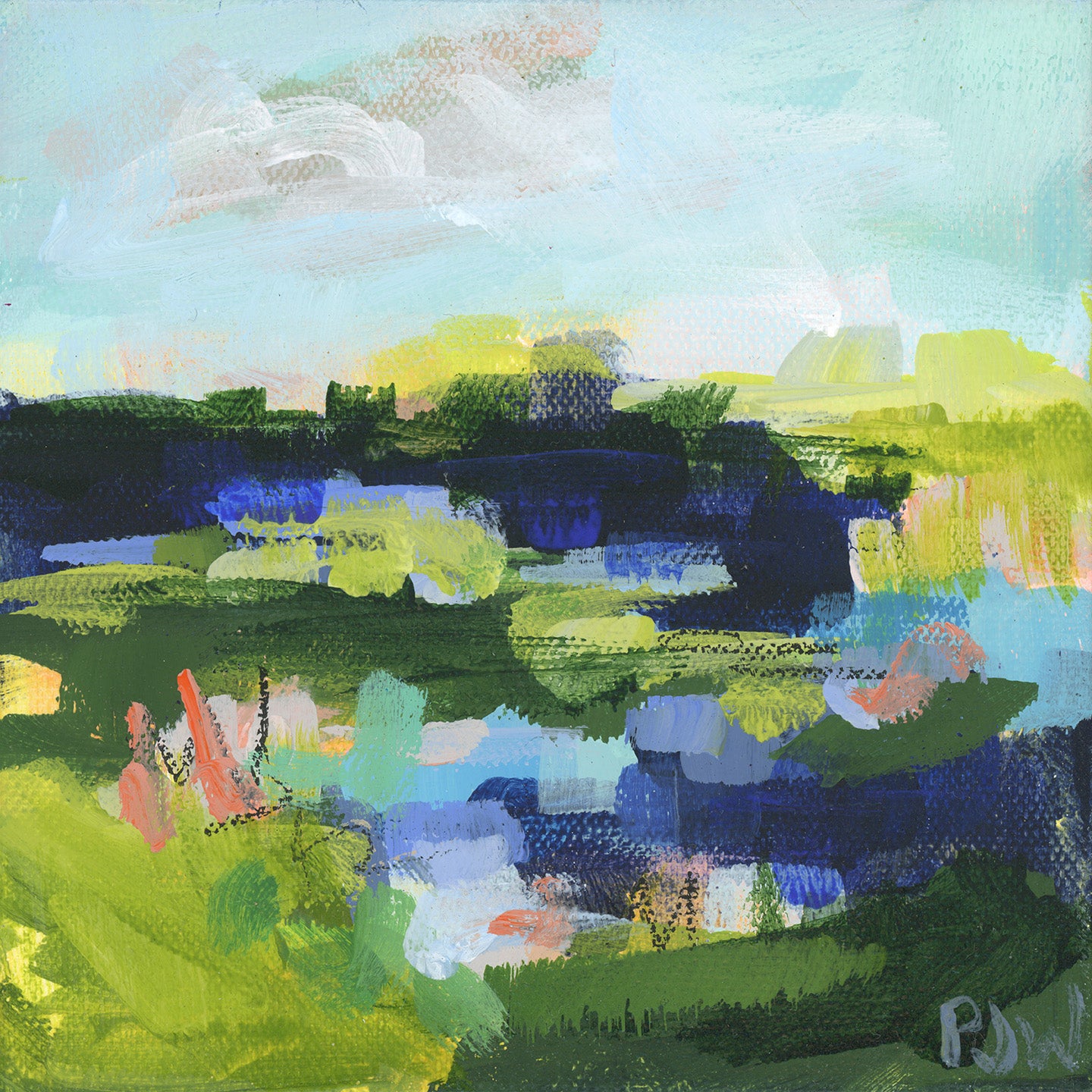 Take Me Home | Abstract Coastal Painting