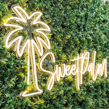 Sweet Palm Coffee Shop Neon Sign