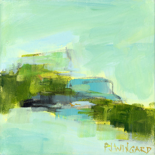 As it Was | Abstract Coastal Painting