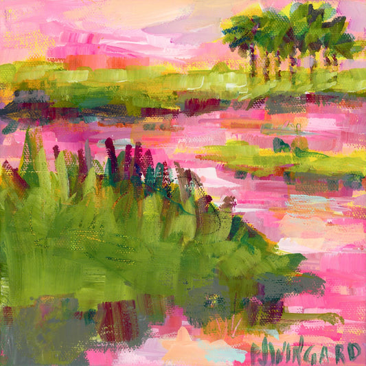 Can't Stop the Spring | Abstract Coastal Painting