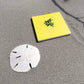 Coastal ceramic coaster with cork backing—square design for hot or cold drinks, easy to clean, and full of coastal charm.