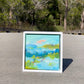Pray for Peace | Abstract Coastal Painting