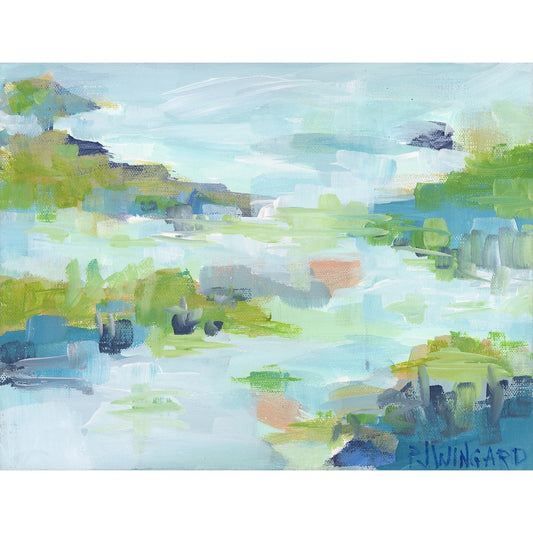 Sea of Tranquility | Abstract Coastal Painting
