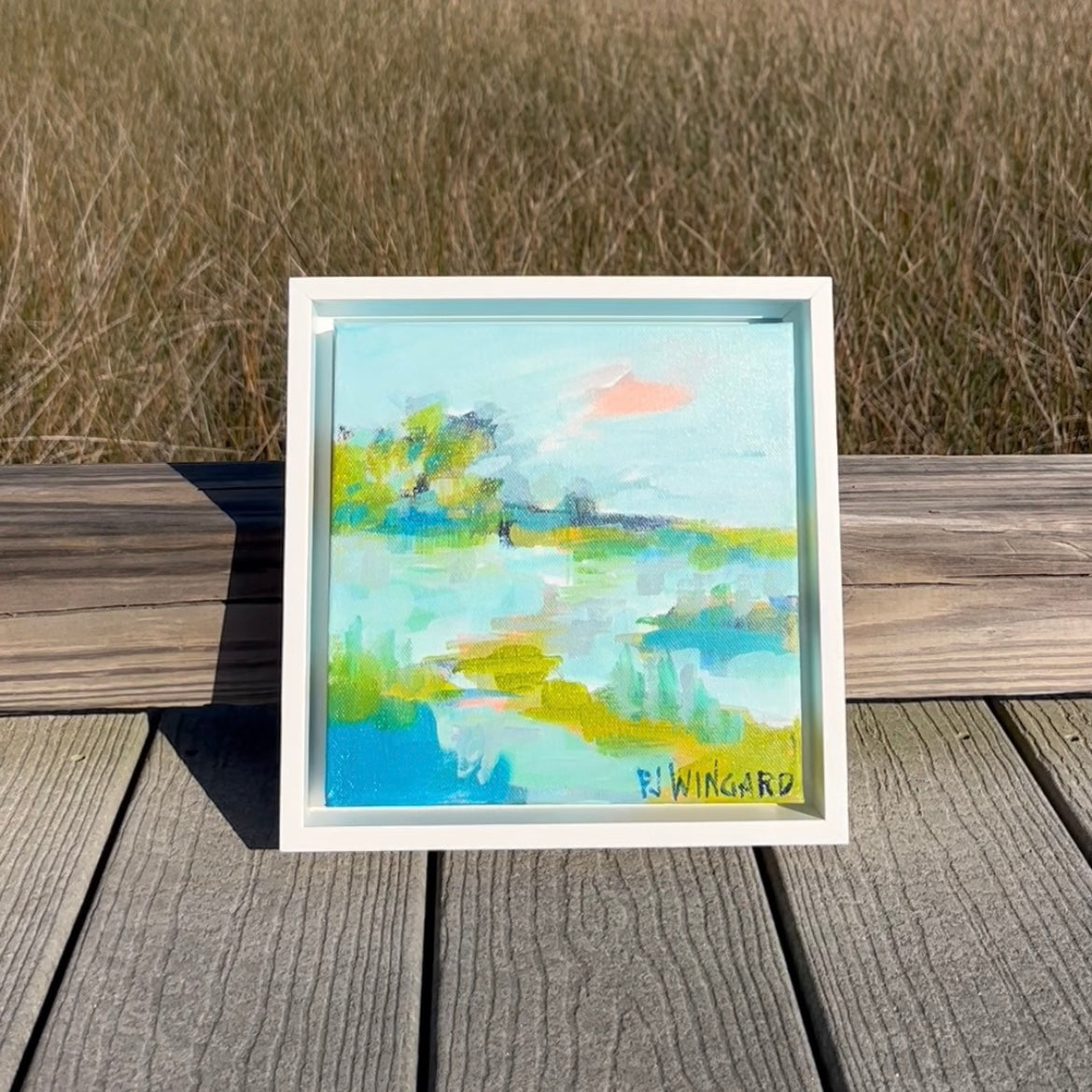 Simple Song | Abstract Coastal Painting