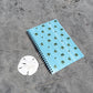 Spiral notebook with ruled pages, 6x8 size, and coastal cover—perfect for journaling, planning, or beachy daydreams.