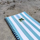 Spiral notebook with ruled pages, 6x8 size, and coastal cover—perfect for journaling, planning, or beachy daydreams.