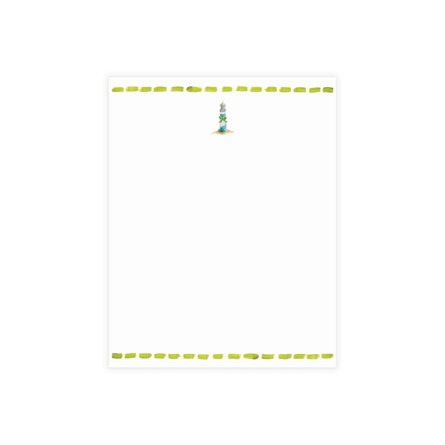 Coastal Painted Notecard Sets with envelopes included. Coastal Christmas notecards.