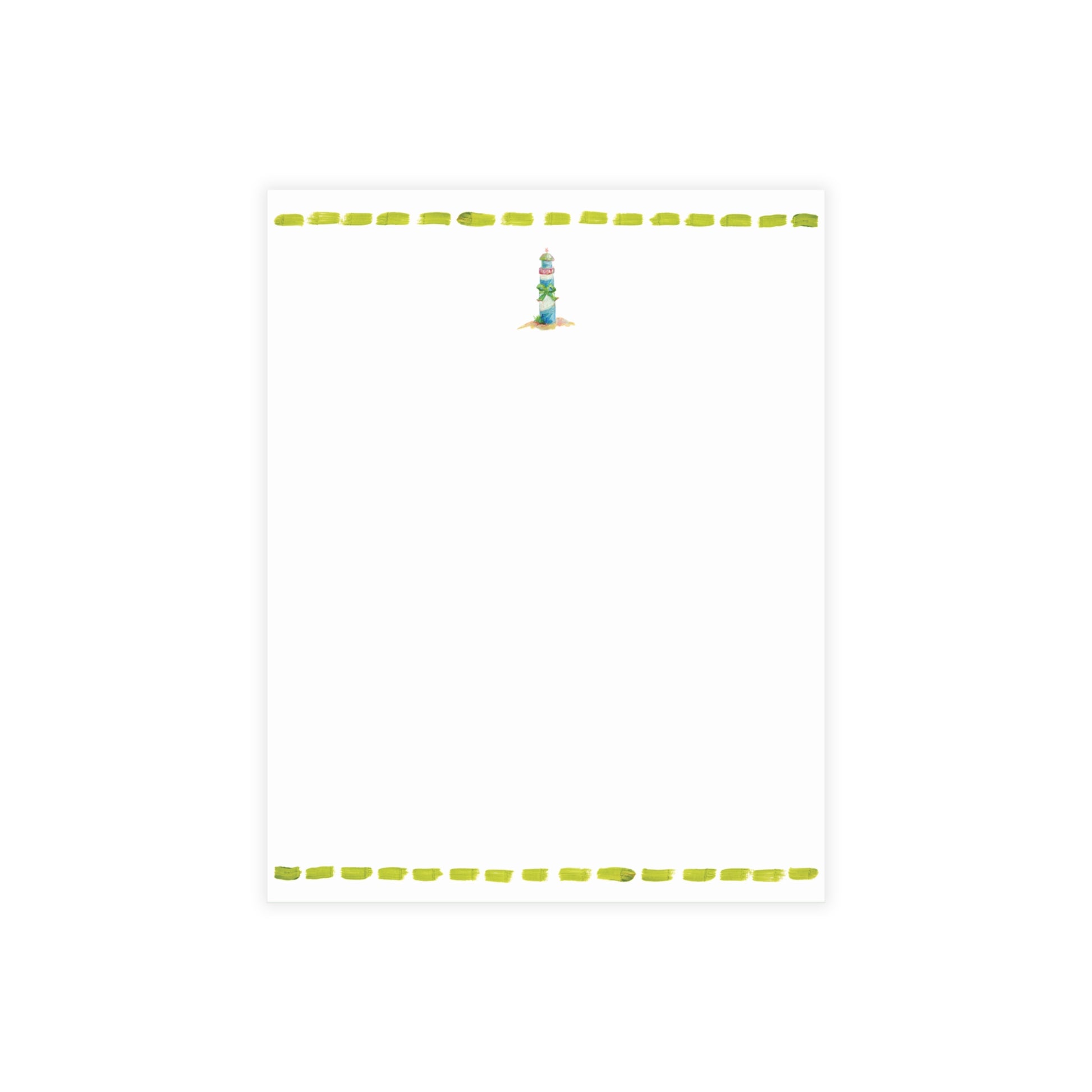 Coastal Painted Notecard Sets with envelopes included. Coastal Christmas notecards.