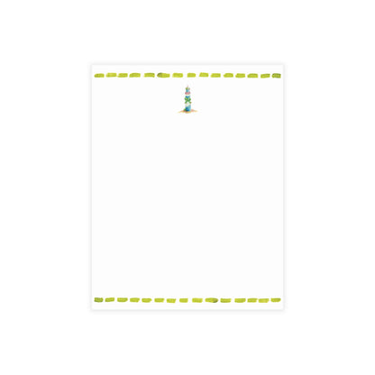 Coastal Painted Notecard Sets with envelopes included. Coastal Christmas notecards.