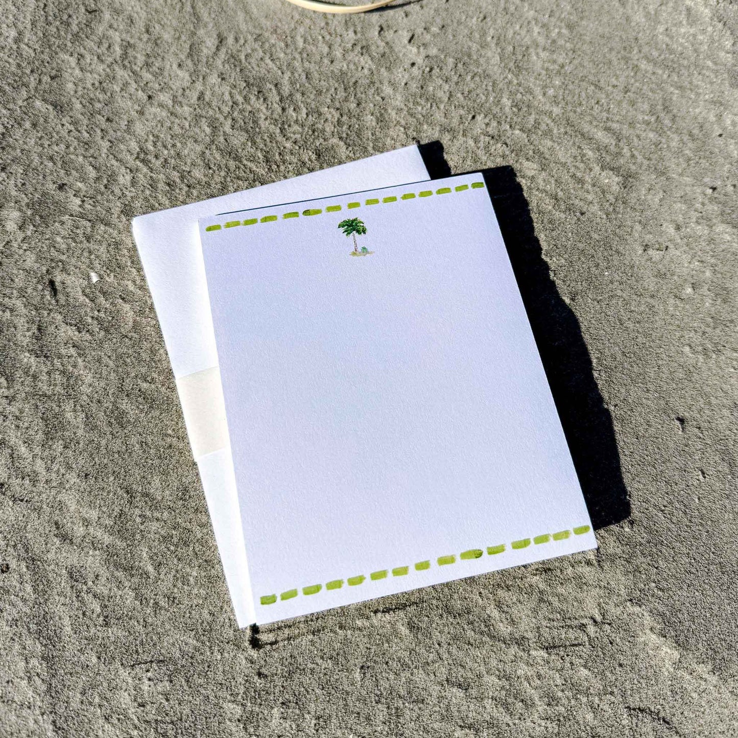 Coastal Painted  Notecard Sets with envelopes included. Coastal Christmas notecards.