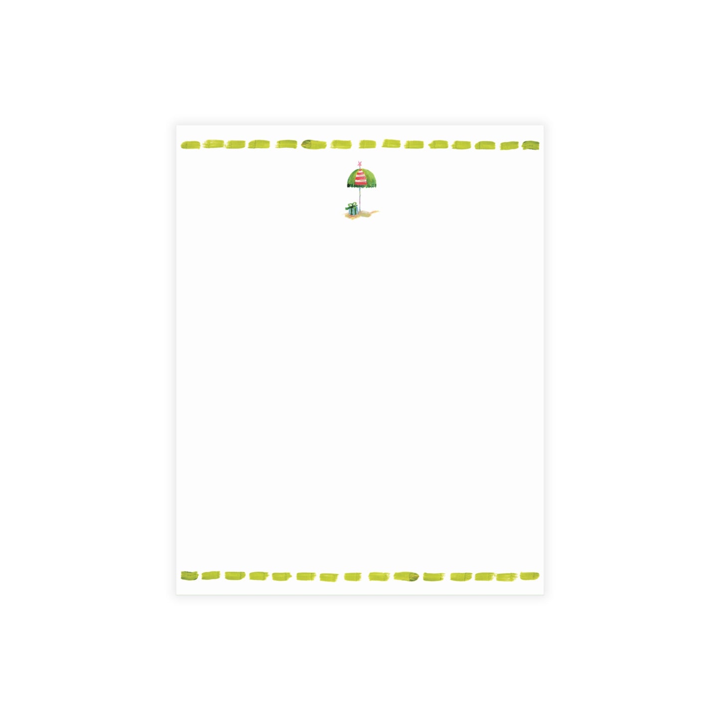 Coastal Painted Notecard Sets with envelopes included. Coastal Christmas notecards.