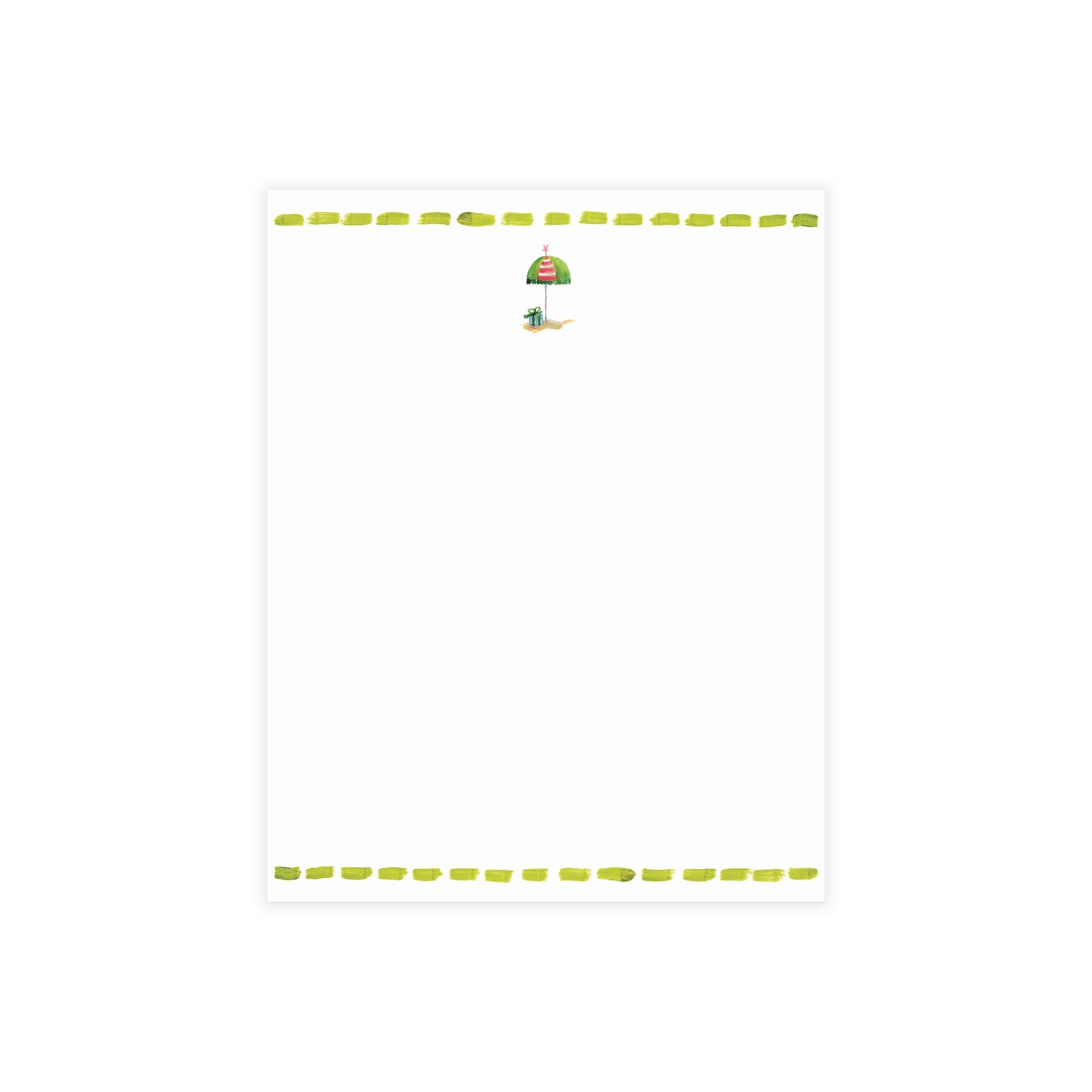 Coastal Painted Notecard Sets with envelopes included. Coastal Christmas notecards.