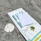 Coastal painted notecard sets with envelopes included.