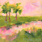 Up With the Birds | Abstract Coastal Painting