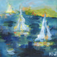 Walking on Sunshine | Abstract Coastal Painting