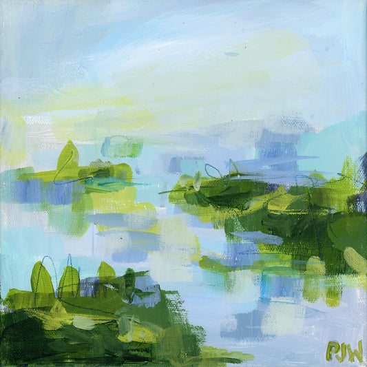Sunny Afternoon | Abstract Coastal Painting